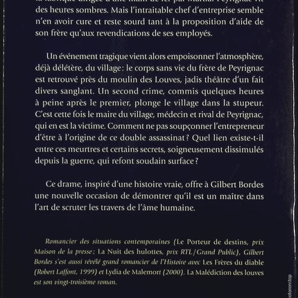 La Malédiction des louves – roman terroir historique captivant de Gilbert Bordes - livre