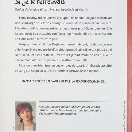 Si je te retrouvais - Nora Roberts - Livre