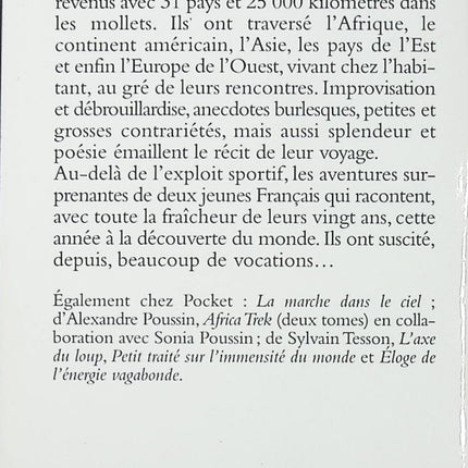 On a roulé sur la terre - Alexandre Poussin Sylvain Tesson - livre