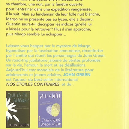 La face cachée de Margo - John Green - Livre