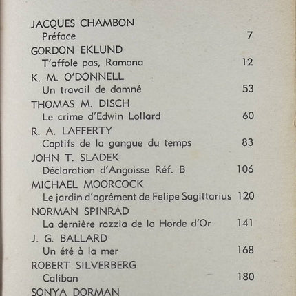 Nouveaux monde de la science fiction N° 22 - Auteurs divers - Livre