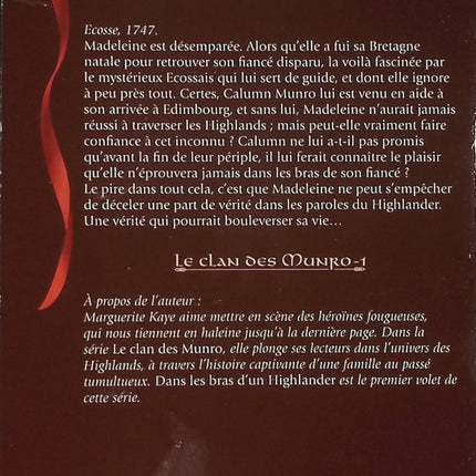 Dans les bras d'un highlander - Marguerite Kaye - Livre