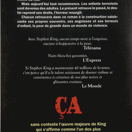 Ça, tome 1 - Stephen King - Livre