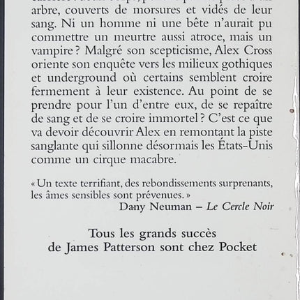 Noires sont les violettes - James Patterson - Livre