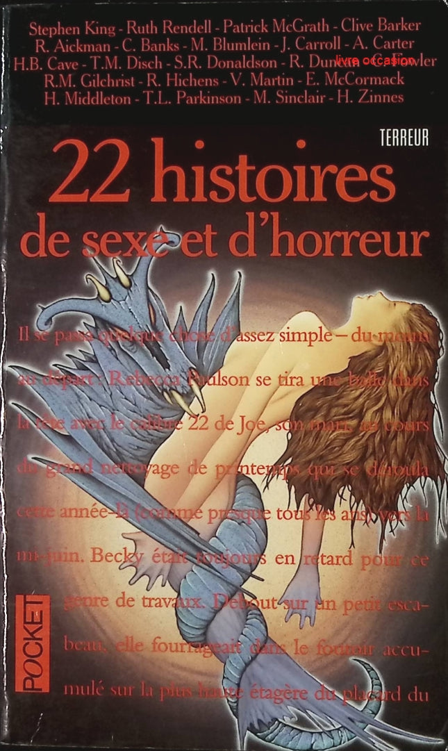 22 histoires de sexe et d'horreur - Stephen King - Livre