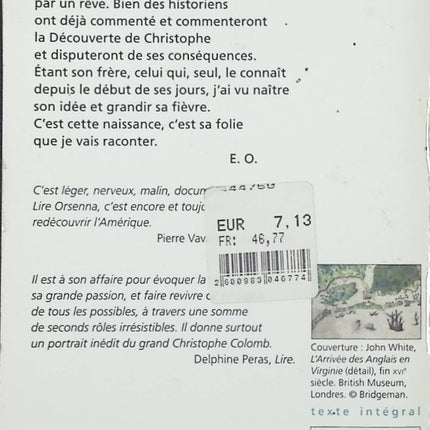 L'entreprise des Indes - Erik Orsenna - livre