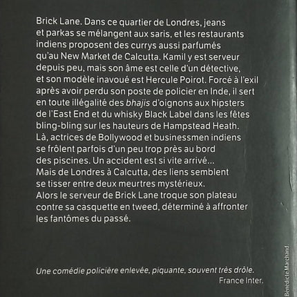 Le Serveur de Brick Lane - Ajay Chowdhury - livre