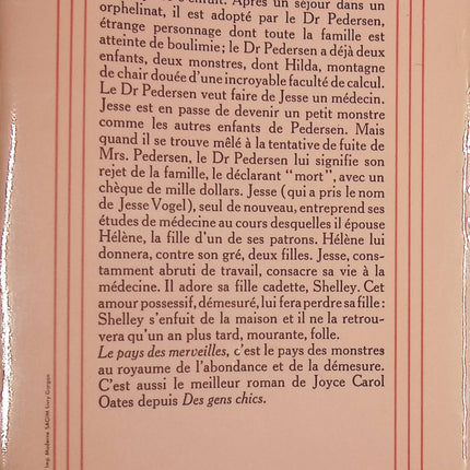 Le pays des merveilles - Joyce Carol Oates - livre