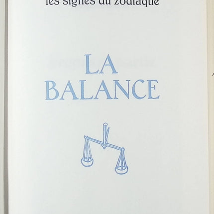 Balance - Les signes du zodiaque - Michele Curcio - Livre