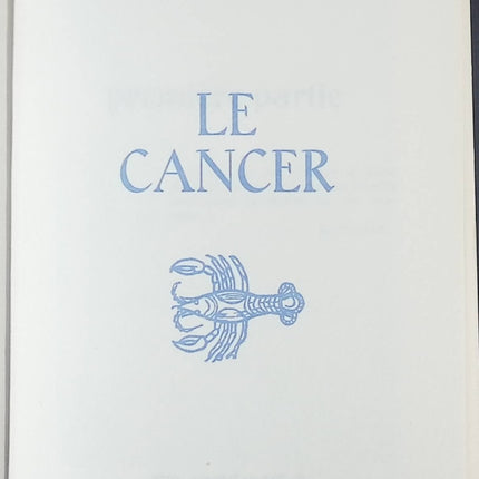 Cancer - Les signes du zodiaque - Michele Curcio - Livre