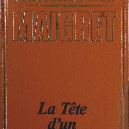 La tête d'un homme - Georges Simenon - livre