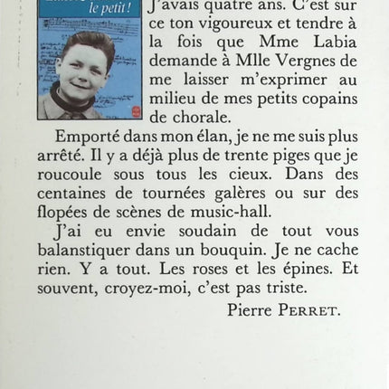 Laissez chanter le petit ! - Pierre Perret - Livre