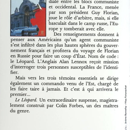 Le léopard - Colin Forbes - Livre
