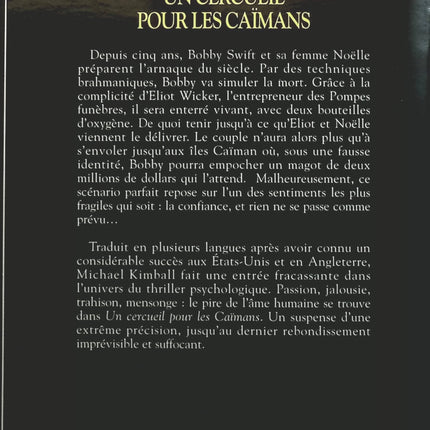 Un cercueil pour les caïmans - Michael Kimball - livre