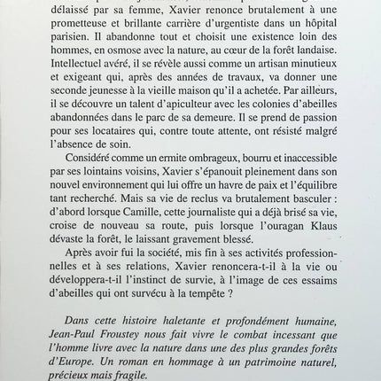 Le gardien des abeilles - Jean-Paul Froustey - livre