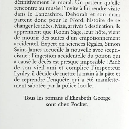 Mal d'enfant - Elizabeth George - livre