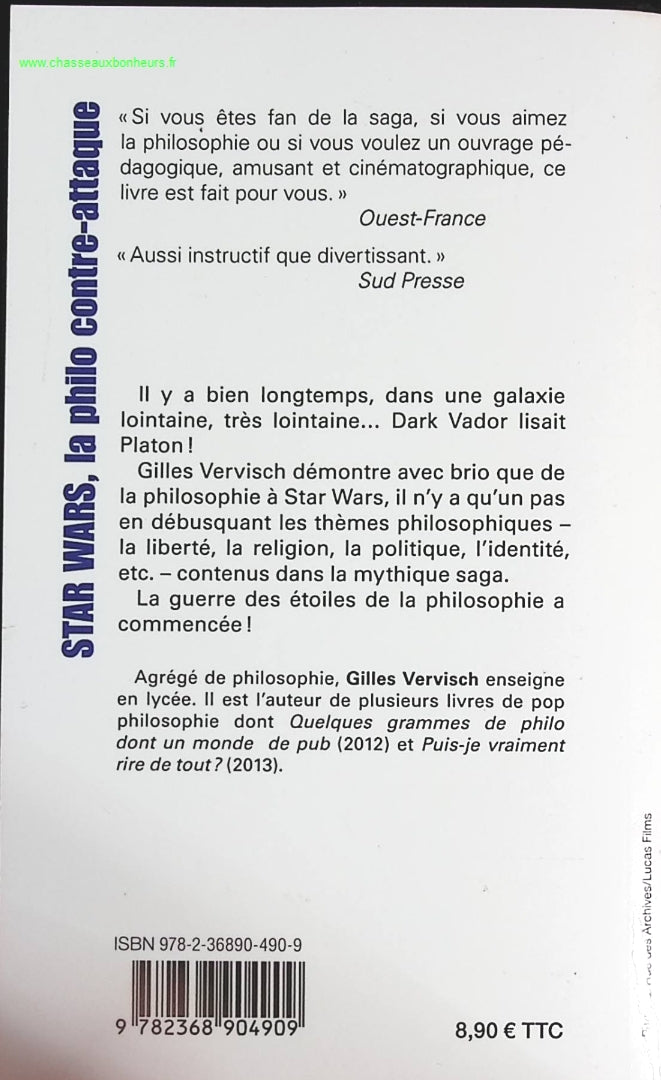 Star Wars, la philo contre-attaque - Gilles Vervisch - livre