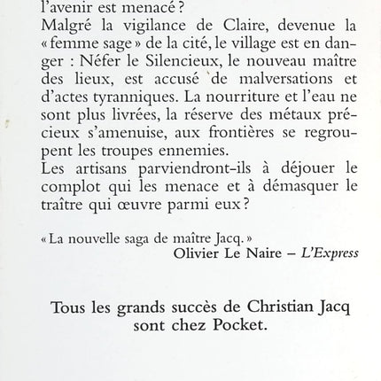 La Pierre De Lumière - Tome 2 La femme sage - Christian Jacq - livre