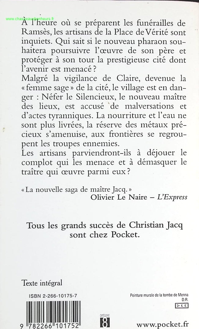 La Pierre De Lumière - Tome 2 La femme sage - Christian Jacq - livre
