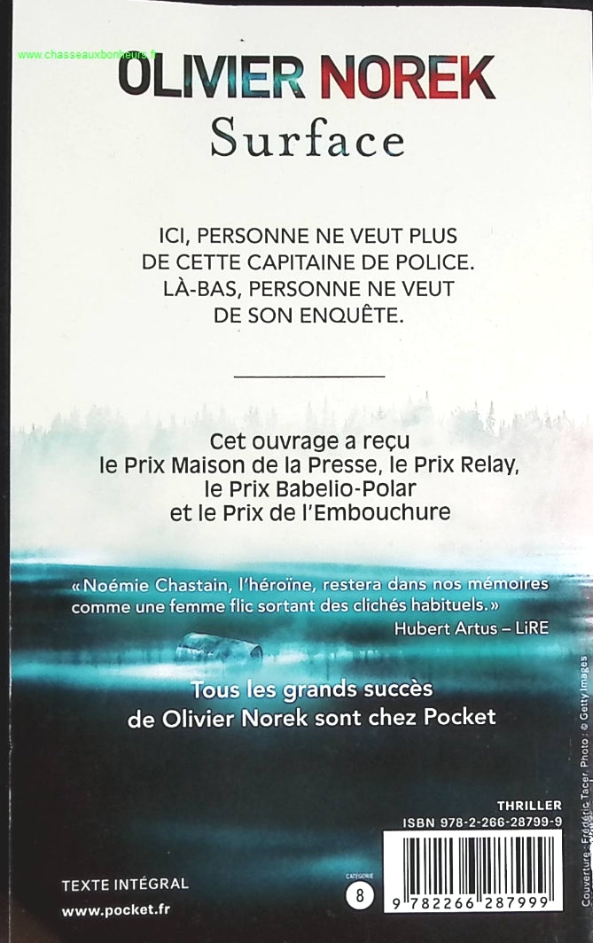 Surface - Olivier Norek - livre