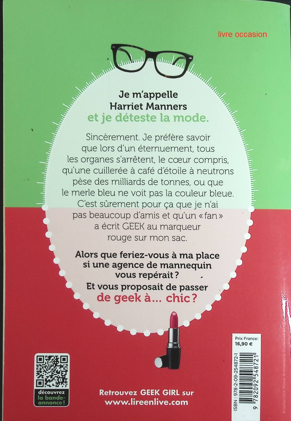 Geek Girl Tome 1 - Holly Smale - Livre