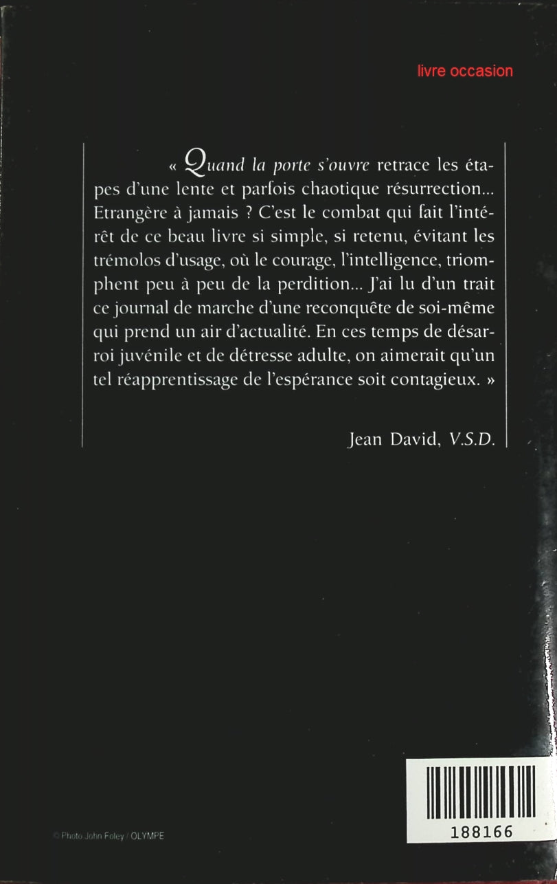 Quand la porte s'ouvre - Béatrice Saubin - Livre