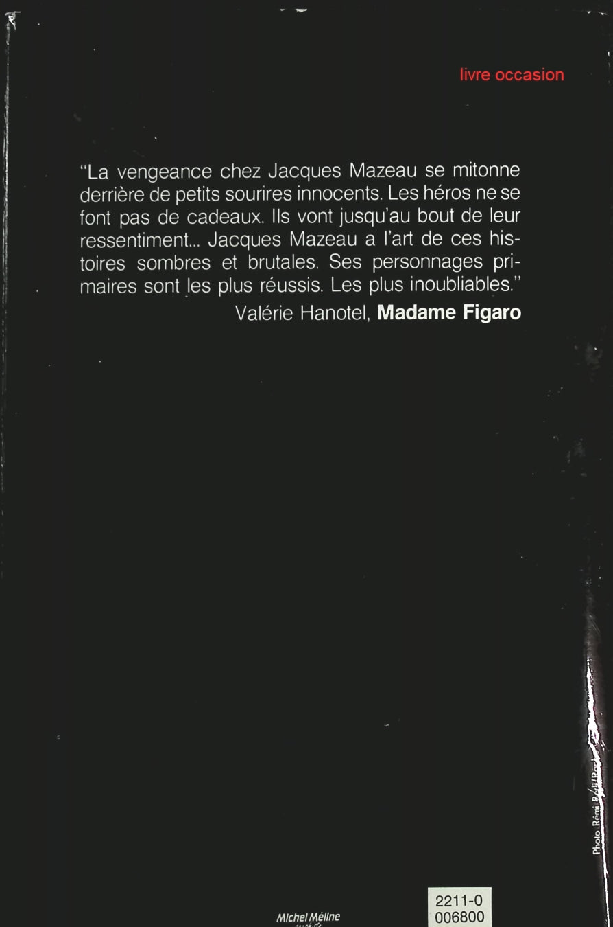 La Rumeur du soir - Jacques Mazeau - Livre