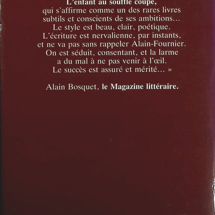 L'enfant au souffle coupé - Nicolas Bréhal - Livre