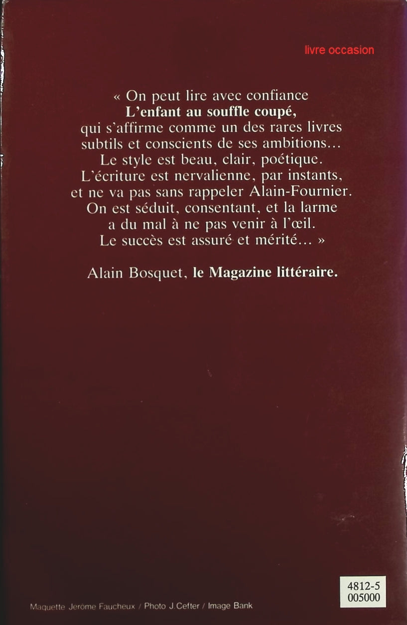 L'enfant au souffle coupé - Nicolas Bréhal - Livre