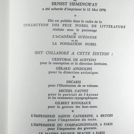L'Adieu aux armes - Ernest Hemingway - Livre