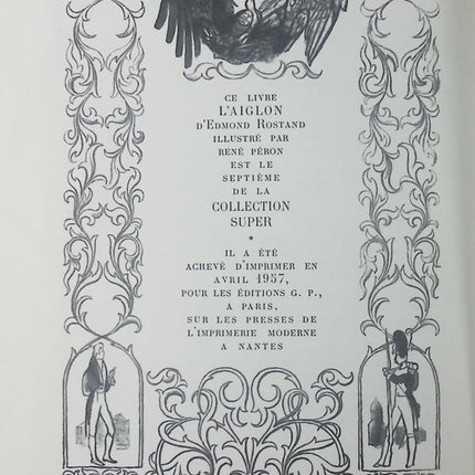 L'Aiglon - Edmond Rostand - Livre