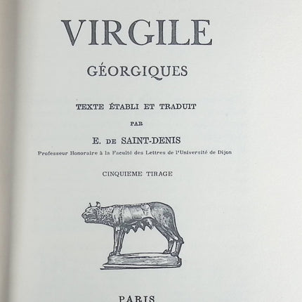 Géorgiques - Virgile - Livre
