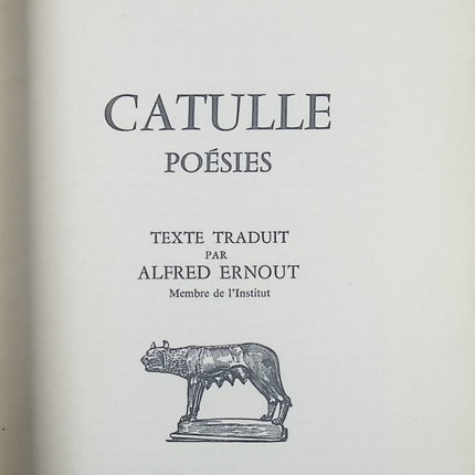 Poésies - Catulle - Livre