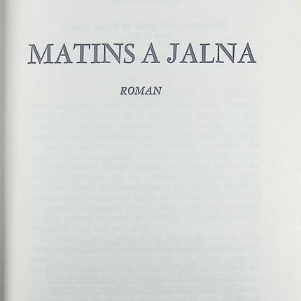 Matins à Jalna - Mazo de La Roche - Livre