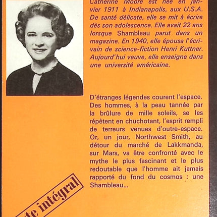 Shambleau - Catherine-L Moore - livre