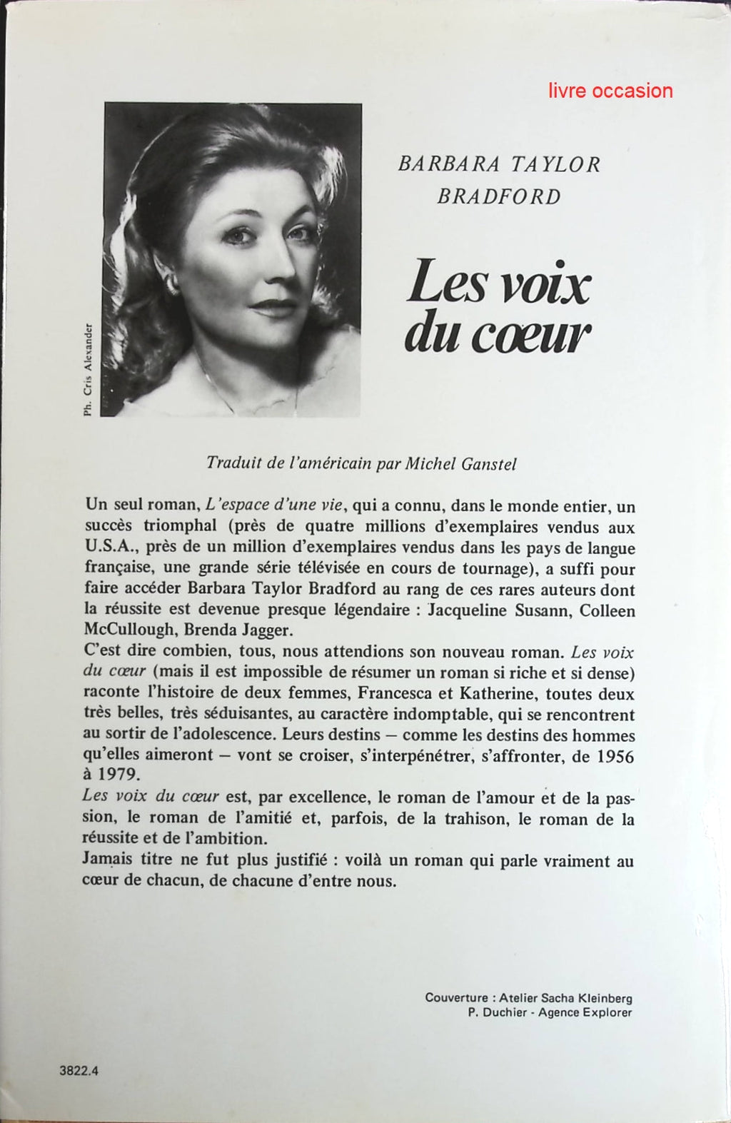 Les voix du coeur - Barbara Taylor Bradford - Livre