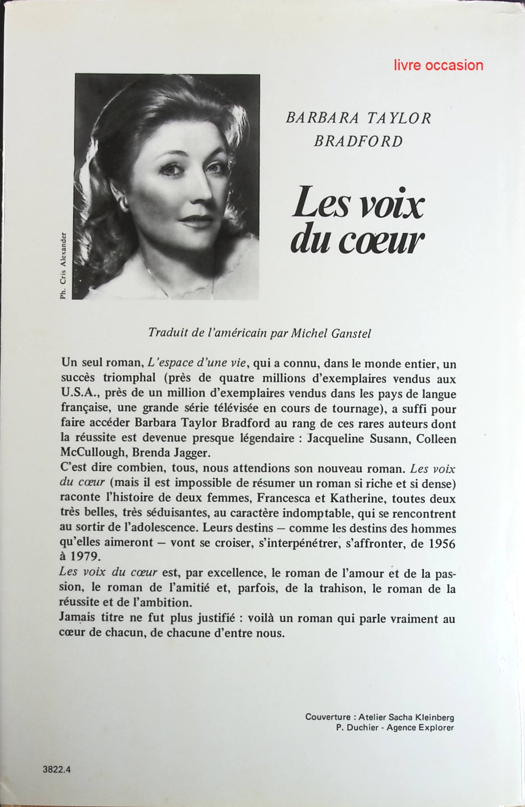 Les voix du coeur - Barbara Taylor Bradford - Livre