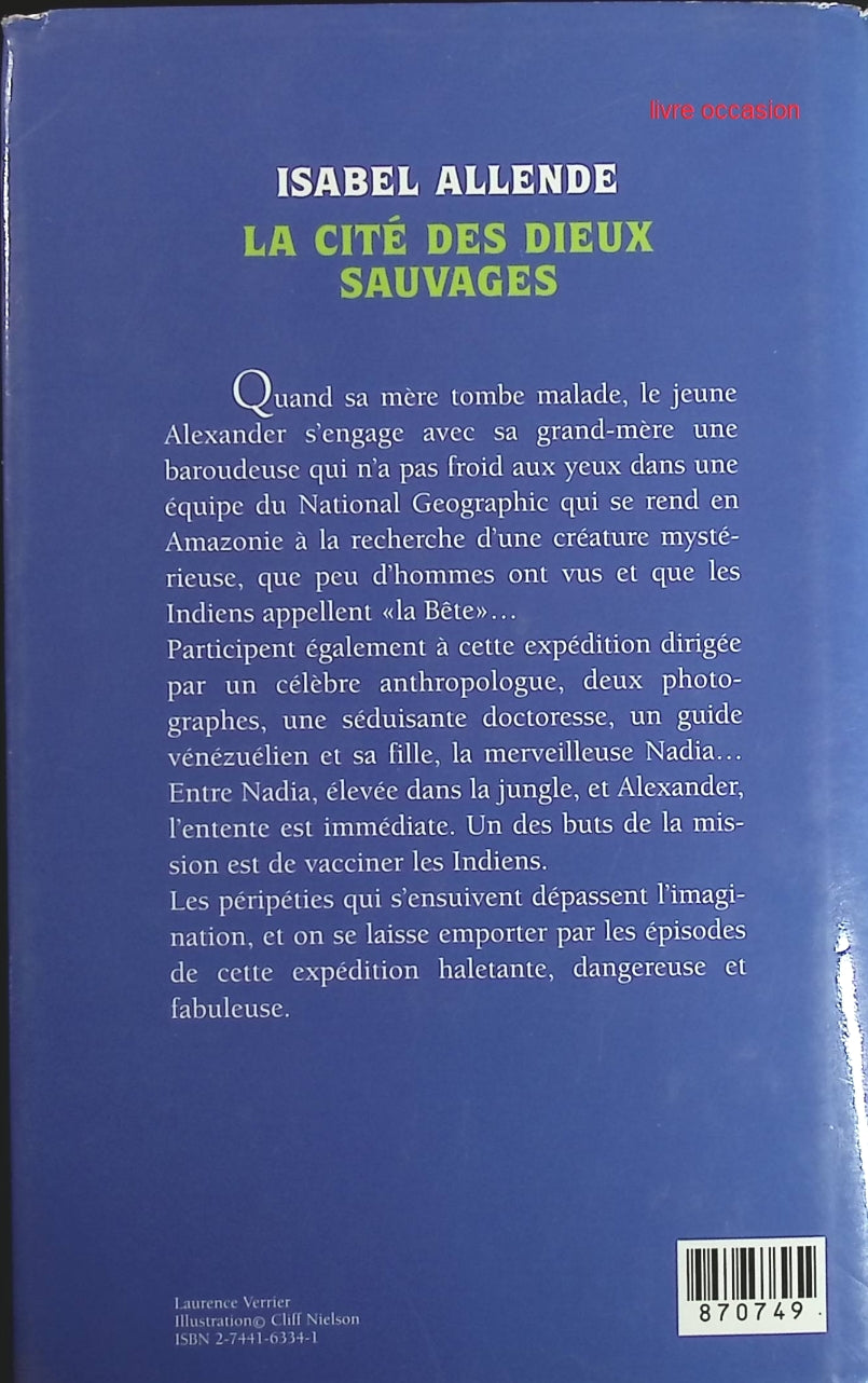 La cité des dieux sauvages - Isabel Allende - Livre