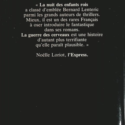 La Guerre des cerveaux - Bernard Lentéric - Livre