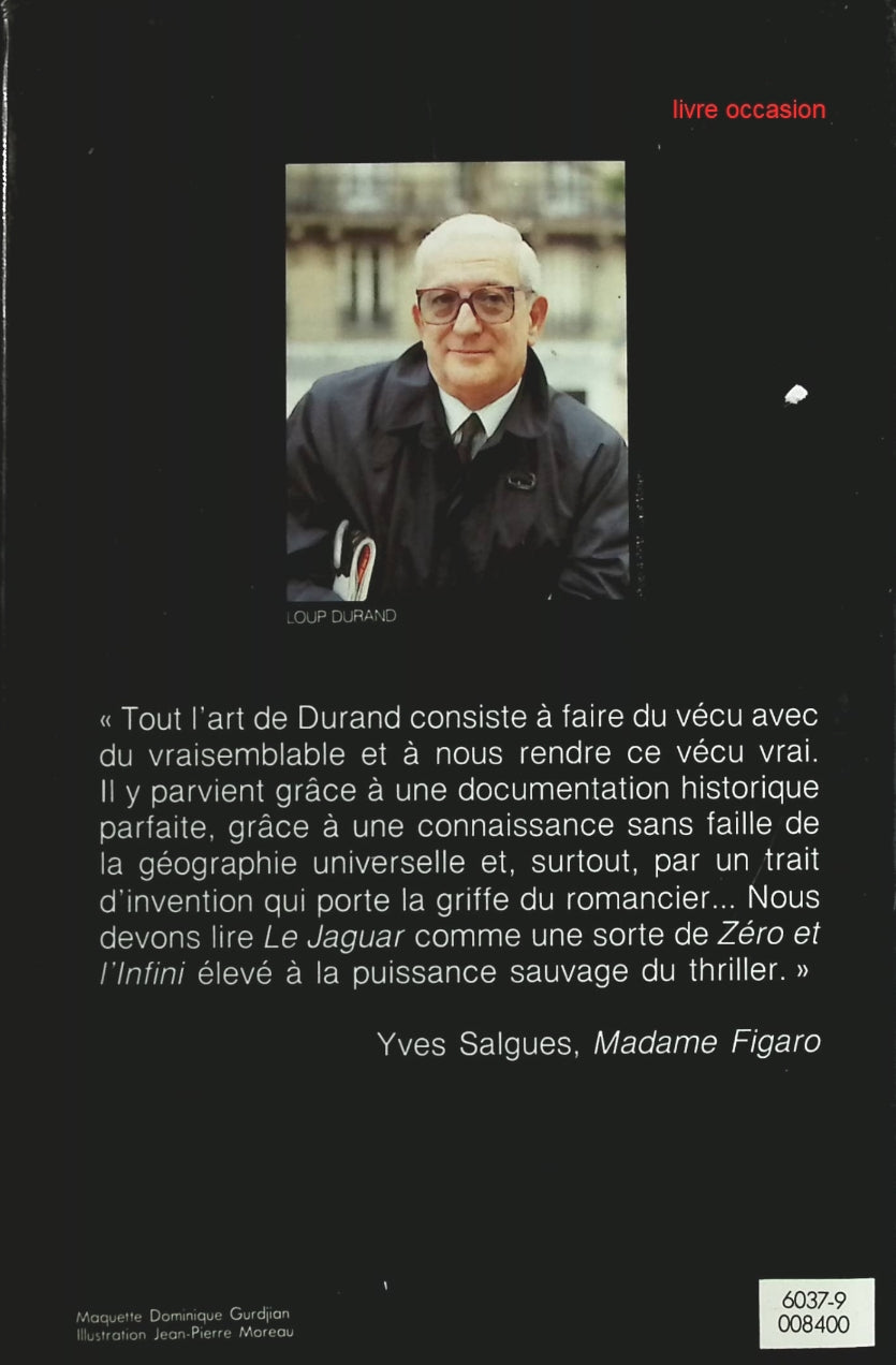 Le jaguar - Loup Durand - Livre