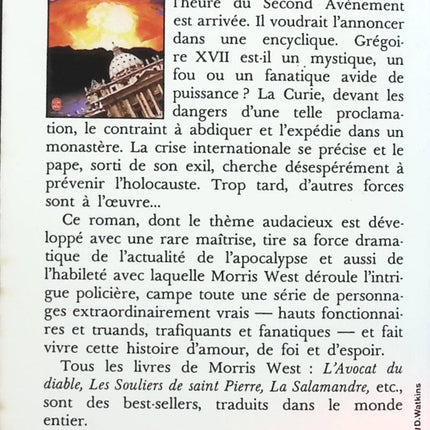 Les bouffons de Dieu - Morris West - Livre