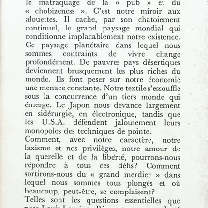 Le Grand Merdier ou l'Espoir pour demain ? - Louis Leprince-Ringuet - Livre