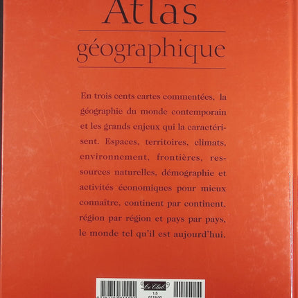 Atlas géographique - Pierre Vallaud - Livre