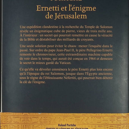 Ernetti et l'énigme de Jérusalem - Roland Portiche - Livre