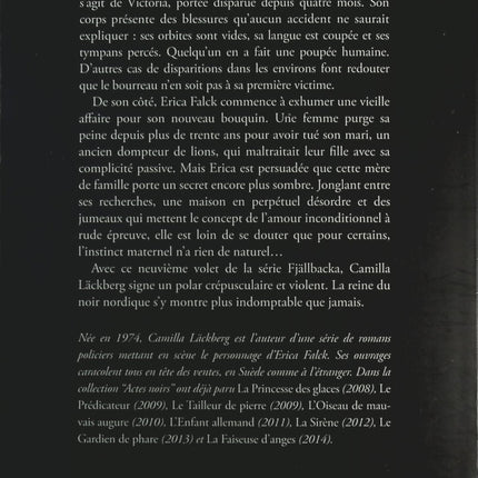 Le dompteur de lions - Camilla Läckberg - Livre