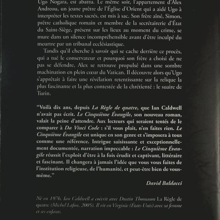 Le cinquième évangile - Ian Caldwell - Livre