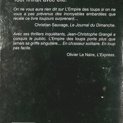 L'empire des loups - Jean-Christophe Grangé - livre