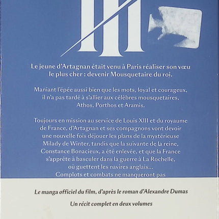 Les trois mousquetaires - tome 2 - Milady - Cédric Tchao - Livre Manga