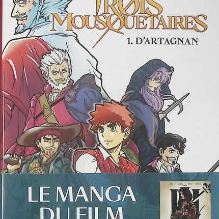 Les trois mousquetaires - tome 1 - D'Artagnan - Cédric Tchao - Livre Manga