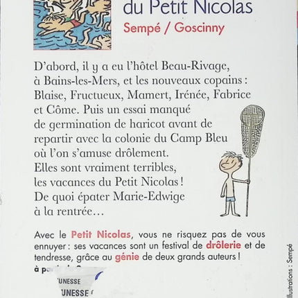 Les Vacances du petit Nicolas - René Goscinny Sempe - Livre